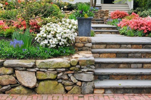 Stone Stairs Repair in Marion