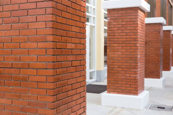 Brick Column Installation in Marion