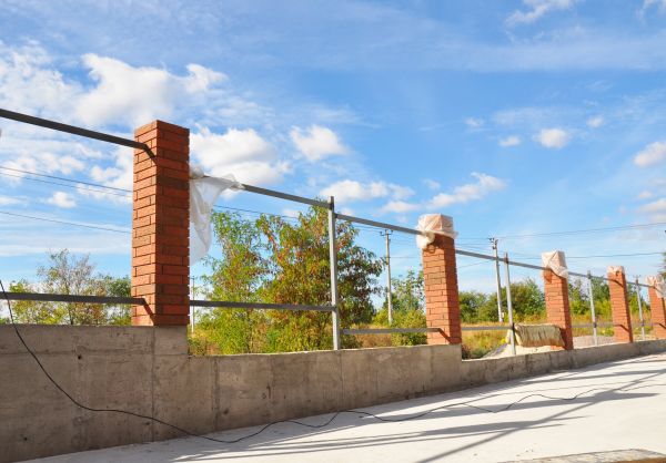 Brick Pillar Installation in Marion