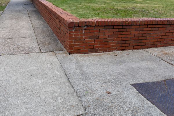 Brick Retaining Wall Repair in Marion